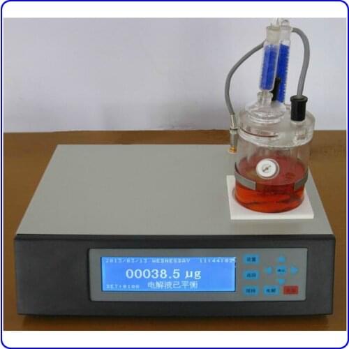 Moisture determinator coulometric electrokinetic micro moisture determinator ztws-3
