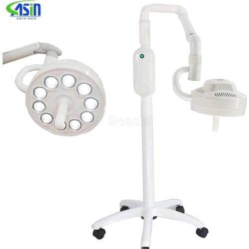 High-quality dental Floor-standing movable inspection lamp Surgical lights 10 LED medical cold light lamp