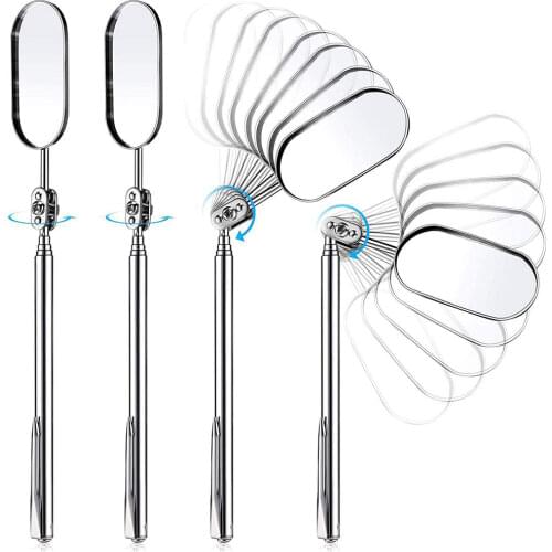 New Eyelash Extension Mirror Square Foldable Lash Mirror Rotatable Lash Makeup Mirror Extend Dental Makup Check Mirror Tool