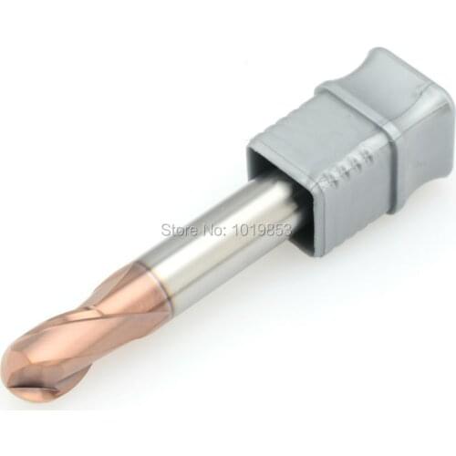 1pcs CGS-600S R5*10*75L HRC68 SOLID tungsten carbide ball nose end mill For high speed CNC machine