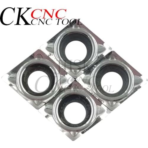 10pcs CCGT060202-AK H01 CNC Carbide Aluminum Blade Turning tool Cutting tool CCGT aluminum inserts AL TIN Alloy wood