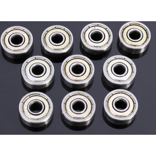 10pcs New Small Wear 625ZZ Ball Bearings Mayitr Carbon Steel Single Row Miniature Deep Groove Radial Ball Bearing 5*16*5mm