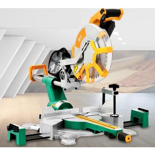 12 Inch Electric Table Saw Lever Saw Oblique Angle Saw Multifunctional Woodworking Cutting Machine J1G-ZP4-305