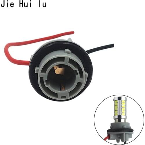 2Pcs/lot 1156 382 1157 Bay15d Bulb Socket BA15S Lamp Holder P21W Adapter Base Car Light Auto Led Lights Bulb Socket Connector