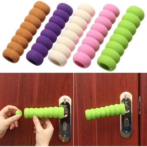2Pcs Door Knob Covers EVA Door Handle Foam Cover Doorknob Guard Protector Practical Static-free Kids Safety Home Bedroom