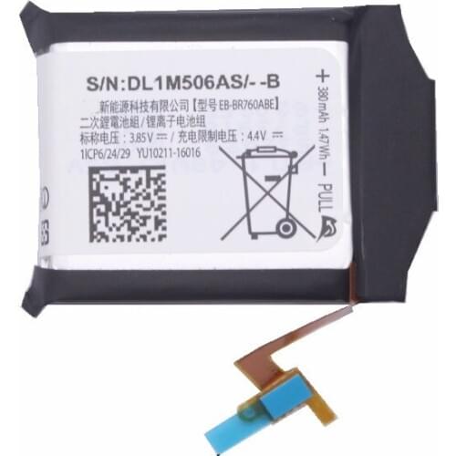 5pcs /lot 380mAh EB-BR760ABE Battery For Samsung Gear 3 frontier Gear S3 classic R760 SM-R760 SM-R765 SM-R765S SM-R770