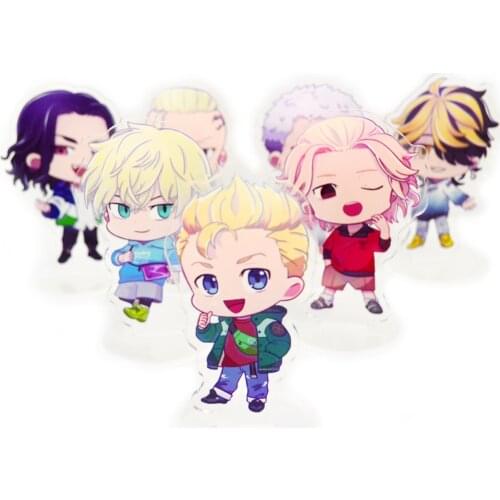 7 Style Anime Tokyo Revengers Character Figure Stand Model Cosplay Manjiro Ken Takemichi Hinata Plate Acrylic Figure Model Props