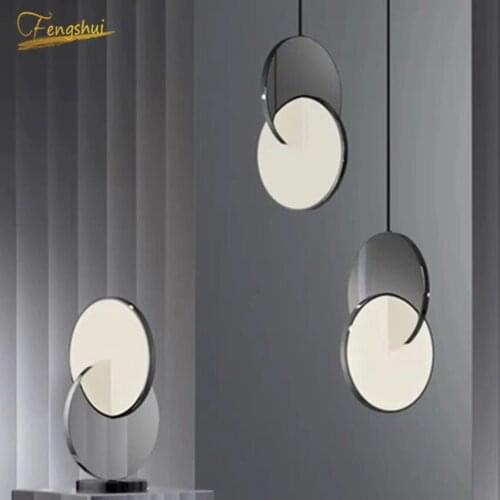 Nordic Creative Acrylic Pendant Lamp Modern Designer LED Pendant Lights Hotel Restaurant Bedroom Living Room Loft Hanging Lamp