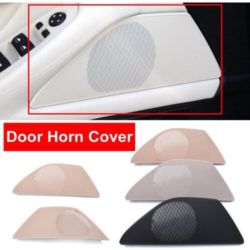 Car Styling Inner Decoration Interior Door Horn Speaker Sound Audio Cover Cap Beige Red Wine For BMW 5 Series F10 F18 6 Colors