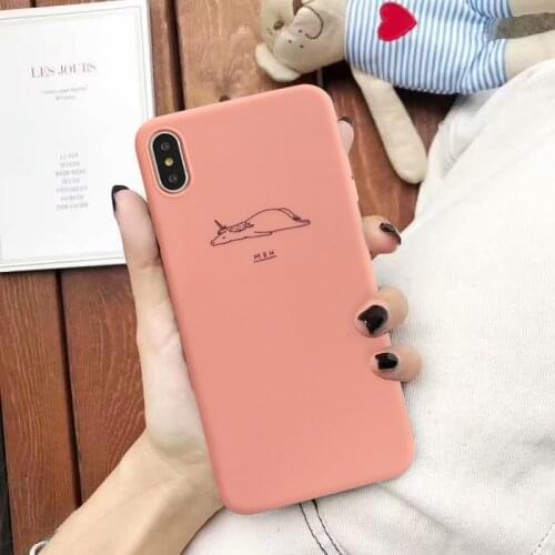 GYKZ Cartoon Cow Case Cover For iPhone X XS MAX 7 8 6 6s Plus Animal Pattern Phone Coque For iPhone XR Soft Matte Fundas Coque