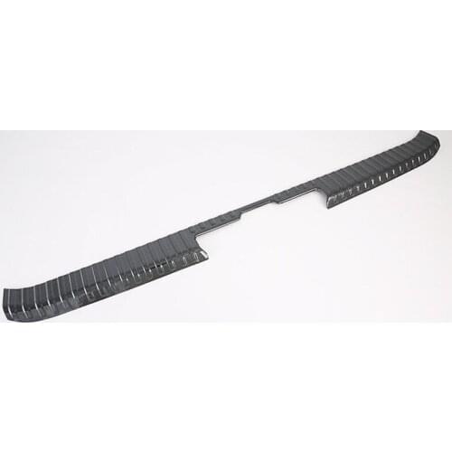 For TOYOTA Hiace 2019 2020 1PC Stainless Steel Inner Car Trunk Rear Tail Box Bumper Pedal Plate Panel Cover Car Styling