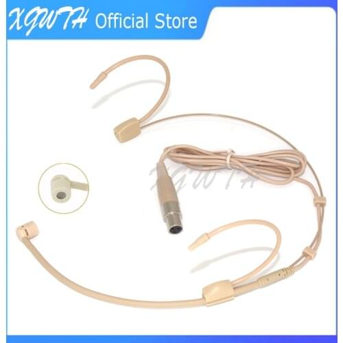 Headband Head Wearing Unidirectional Microphone Headset Mic for AKG Samson Wireless Bodypack Transmitter Mini XLR 3Pin TA3F