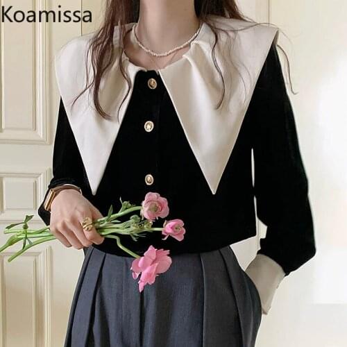 Koamissa Womens Black Shirts
