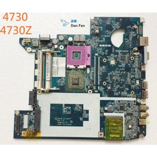 Laptop Motherboard For ACER Aspire 4730 4730Z Motherboard MBAT902001 JAL90 LA-4201P Mainboard 100%tested fully work