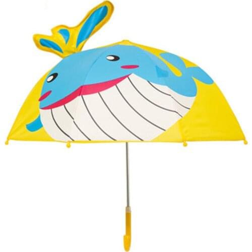 Cute Umbrella Kids Automatic Girls Boys Children Umbrella Big Dog Art Sombrillas Para Lluvia Y Sol Brass Knuckles Free Shipping