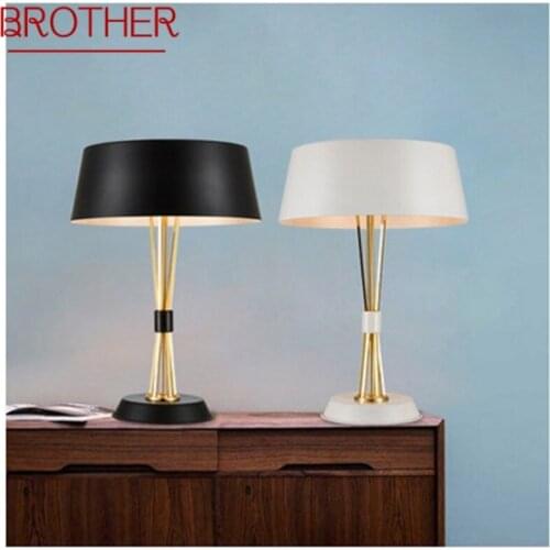 BROTHER Table Lamps Contemporary Fashion Desk Lights LED for Home Living Bed Room Decoration