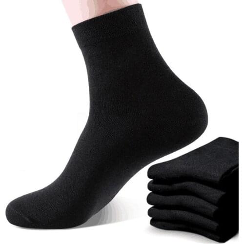 10 Pair/lot Men Business Black socks breathable socks Casual Solid Fashion Socks