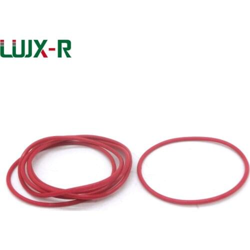 LUJX-R 10pcs 3mm O ring Seal Red VMQ O-Ring Washer OD 85/90/100/115/130/140/145mm "O" Type Ring Seal Silicone Gasket Sealing
