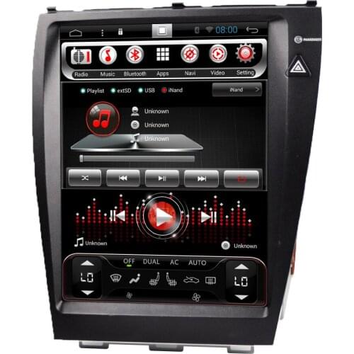 AOONAV special vertical screen for Lexus ES 2006-2012 12.1 inch car GPS Multimedia player radio DVD player