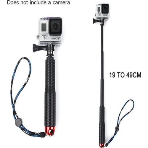 Telescopic Extendable Selfie Stick Pole Arm Monopod For GoPro Hero Camera for Travel Outdoor Sports Promotion