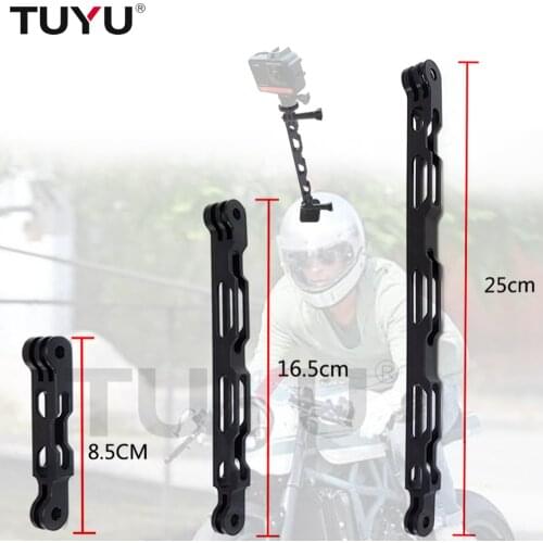 TUYU Aluminium Selfie Extension Arm Lengthened Rod Black Bracket For insta360 One R X Gopro DJI Osmo Action Camera Accessories