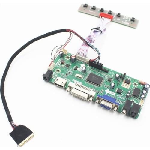 M.NT68676.2A Universal VGA DVI Audio HDMI-compatible LCD Controller Board for 11.6 inch 1366x768 B116XW03 LED Monitor repair DIY