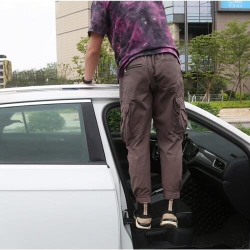 Auxiliary Pedal Folding Stepping Ladder Safety Hammer Door Step For Focus 2 3 Mk2 Mk3 Mk4 Fusion Galaxy Kuga Mondeo Mustang