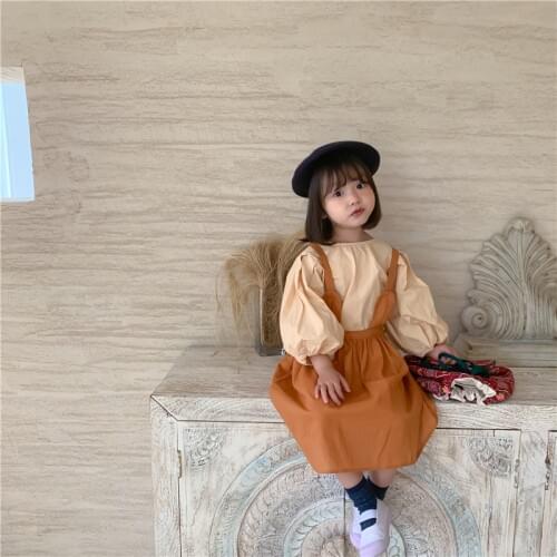 2 3 4 5 6 7 Y Toddler Girls Skirts Fashionable Korean Bunny Ears Suspender Skirt for Girl High Quality Cotton Linen Baby Skirt