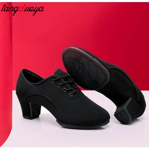 2021 New Professional Latin Dance Shoes For Women Ballroom Modern Dance Shoes Ladies Aerobics Sneakers Dancing Teacher Shoes