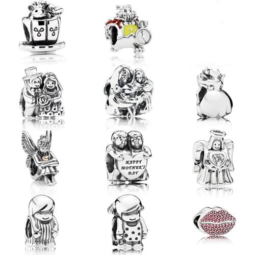 New Fashion Classic High-quality 925 Sterling Silver, Unique Special For Diy Original Women Jewelry Wedding Anniversary Gift