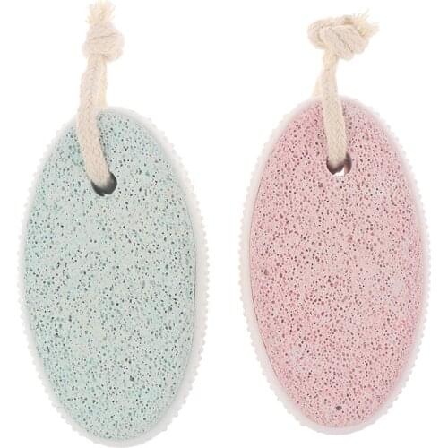 2 Colors Foot Volcanic Stone Foot File Skin Care Tool Massage Tool Pumice Stone Remove Dead Skin Calluses