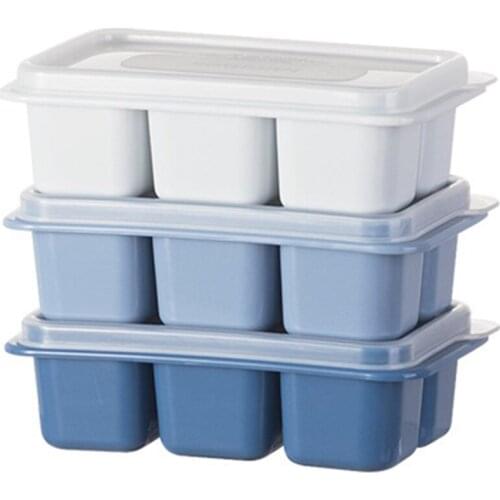 3pcs/set Ice Cube Silicone Cube Maker Form Cake Pudding Chocolate Molds Easy to Remove Ice Trays Fade Resistant