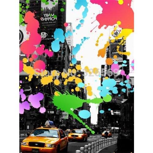 Large Size Single Wall Free shipping yellow tax painting reproduction printed oil painting YX-1997A for sale