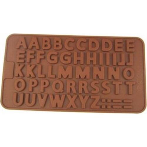 Letter English Alphabet Shape Chocolate Cake Molds Fondant Cookies Cake Decorating Mold Silicone Mold Wedding DIY Baking Tools