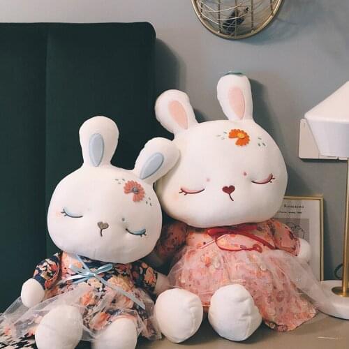 30/50/68cm Cartoon Rabbit Toy Stuffed Animal Japanese Style Bunny Doll Plushies Cute Dressed Rabbit Birthday Gifts For Kids Girl
