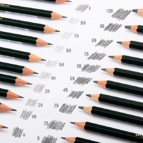 3 Pieces Mitsubishi 9800 Drawing Pencils Matured Micro Graphite Lead Professional Drawing Sketching Pencils for Artist Student