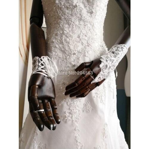 LYJ Angel's Wedding Dress Wedding Lace Gloves