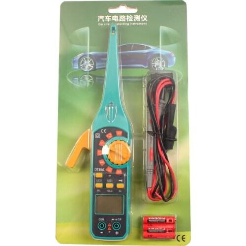 Power Electric Multi-function Auto Circuit Tester Automotive Electrical Multimeter Lamp DT86A