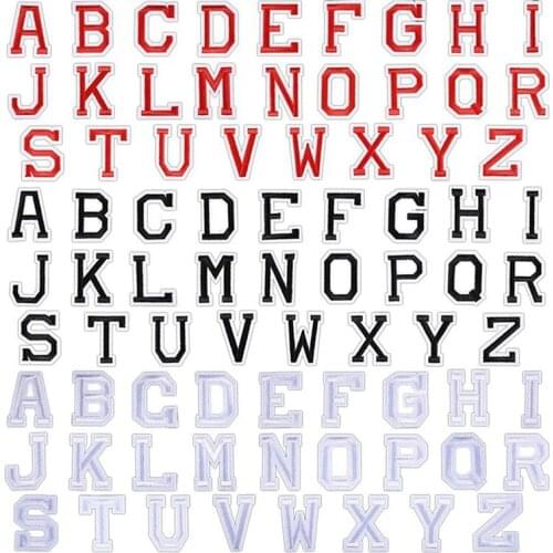 New 78 Pieces Iron on Letter Patches, Alphabet Applique Patches A-Z Letter Repair Patches for Hats, Shirts, Shoes,Jeans,Bags