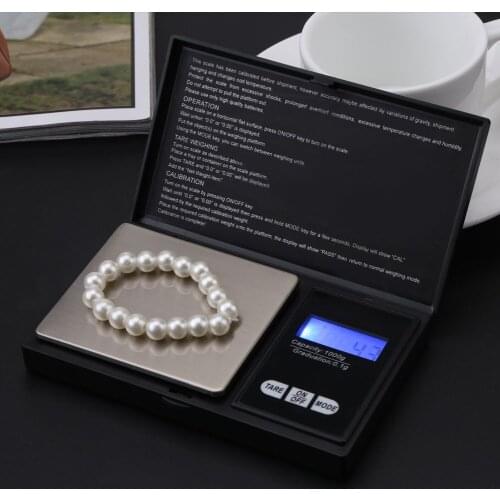 Mini Portable High Precision LED Digital Pocket Scale Gold Silver Diamond Jewelry Weigh Tool 1000g/0.1g 100g/0.01g 500g/0.1g