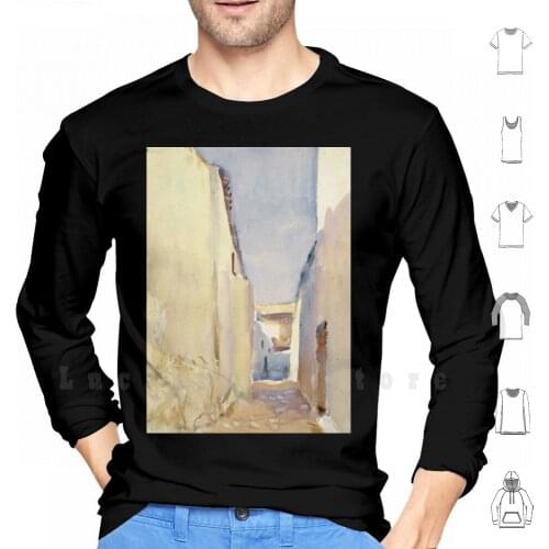 Tangier By John Singer Sargent Hoodies Long Sleeve 19h Century Art 19th Century Painters 20th