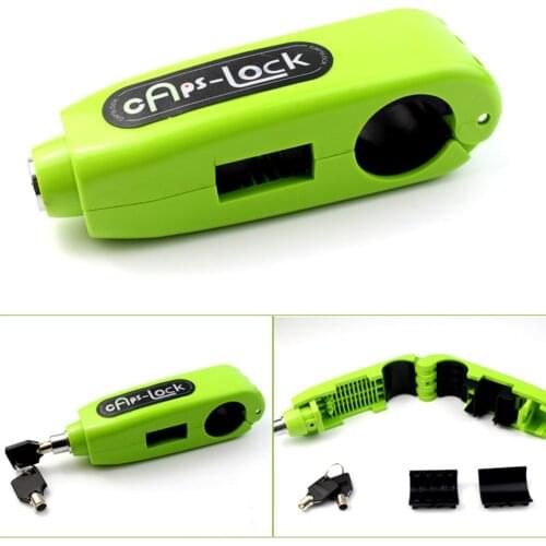 Motorcycle Lock Scooter Handlebar Universal 17*4cm Safety Lock Brake Throttle Grip Anti Theft Protection Security Locks for bike