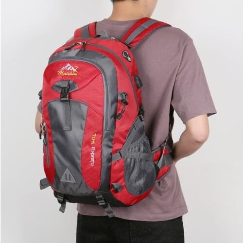 Unisex Waterproof Backpack Outdoor Travel Pack Cycling Hiking Climbing Camping Sport Bag Pack For Male 40L Oxford Backpack Men