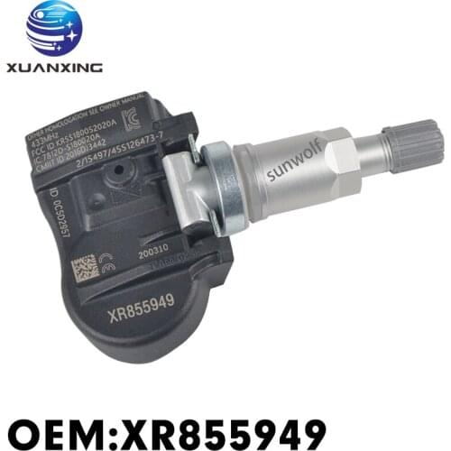 XR855949 Tire Pressure Sensor Monitoring System TPMS 433Mhz For Range Rover Sportc Range Rover Vo-gue Discovery 3
