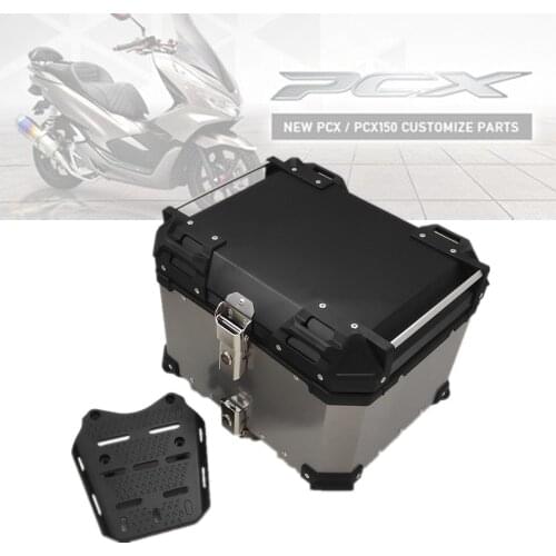 Motorcycle High Quality 45L 55L 65L Tail Box Rear Luggage Case for Honda PCX 125 150 PCX150 PCX125 2014-2020 Storage Waterproof