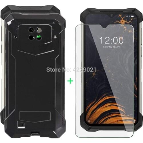 For Doogee S88 Pro Tempered Glass Soft Case For Doogee S88 Pro Matte Soft TPU Phone Case For Doogee S88 Screen Protector