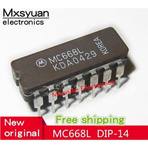 1~10PCS MC668L MC668 DIP-14 In stock