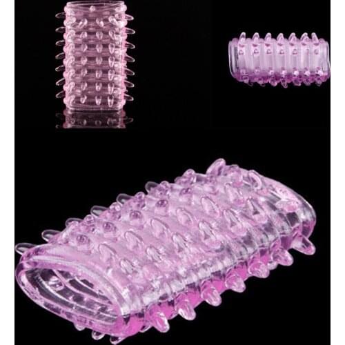 1PC Men Time Delay Lock Dick Extender Sleeve Silicone Penis Ring Cock Ring Orgasm Stimulation Erotic Toy Sex Products For Male