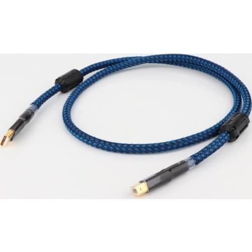 2FT/3FT/5FT HIFI USB Cable DAC A-B Alpha OCC Digital AB Audio A to B High End
