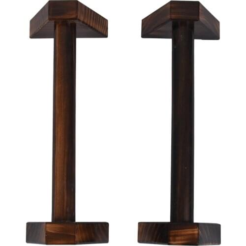 40CM Wooden Push Up Stands Handstand Bracket Balance Parallel Bar Body Building Fitness Equipments